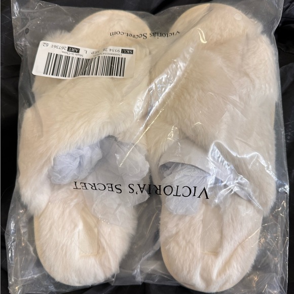 Victorias Secret Pink tan sz lg (womens 9-10) Slippers - Picture 2 of 9